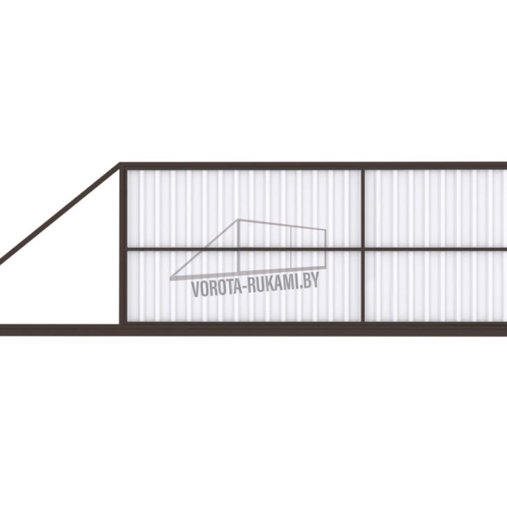 Проект откатных ворот 6 метров